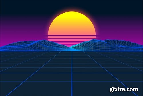 CM - Retrowave Space OTF Vaporwave Font 3657275