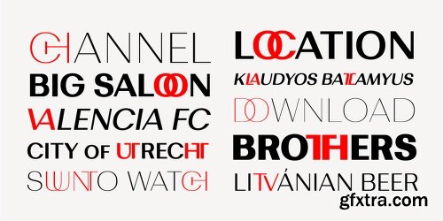 Bodrum Sans Font Family - 20 Fonts