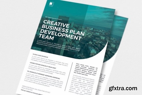 Multicolor Corporate Flyer