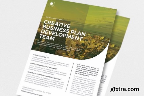 Multicolor Corporate Flyer