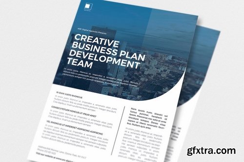 Multicolor Corporate Flyer