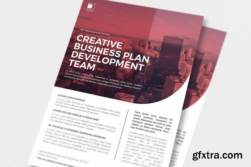 Multicolor Corporate Flyer