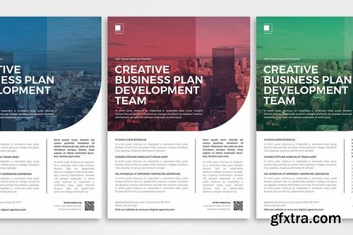 Multicolor Corporate Flyer