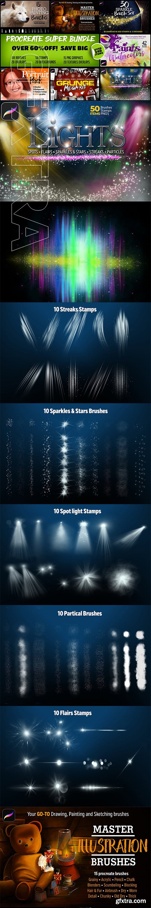 CreativeMarket - Procreate Super Bundle 3629096