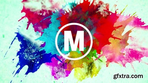 MotionArray Colorful Paint Logo Reveal 207754
