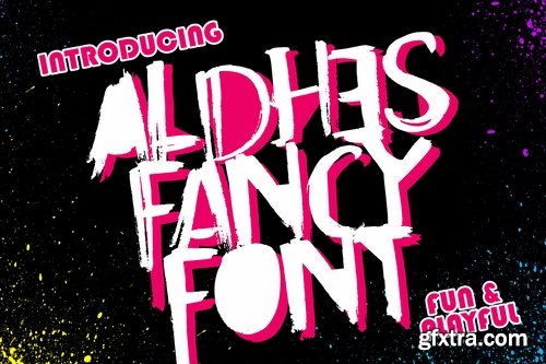 Aldhes Fancy Font
