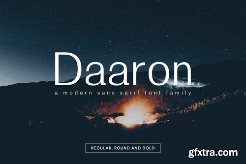 CM - Daaron Sans Serif Font Family 3665057