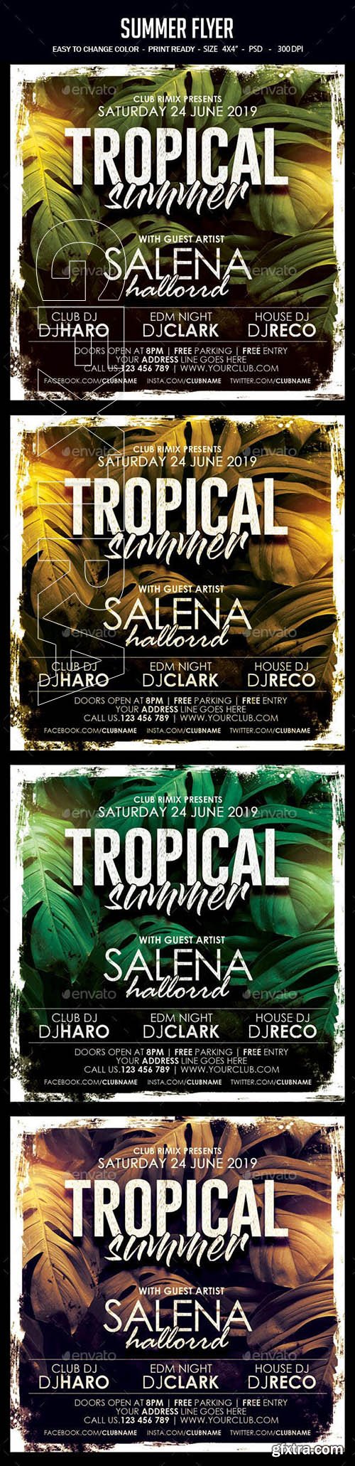 GraphicRiver - Summer Flyer 23536293