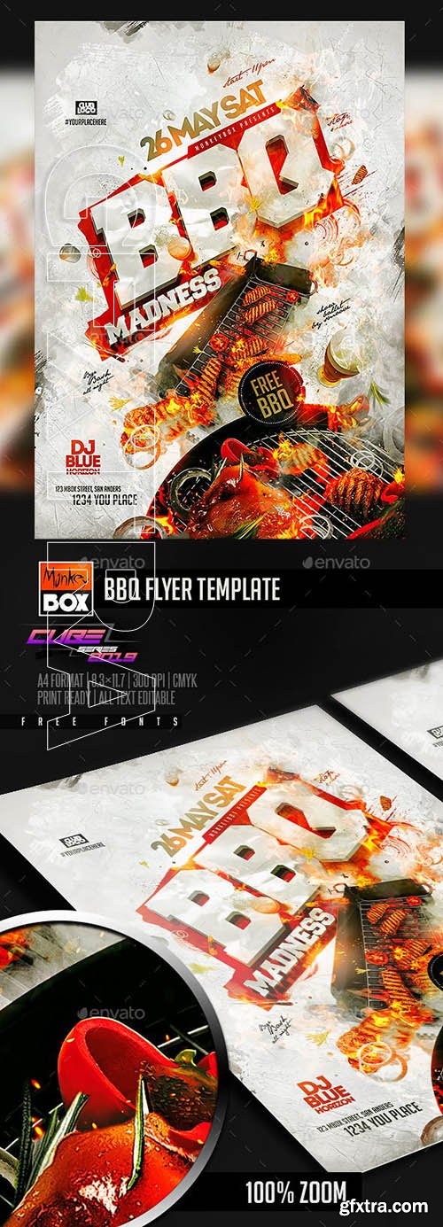 GraphicRiver - BBQ Flyer Template 23538201