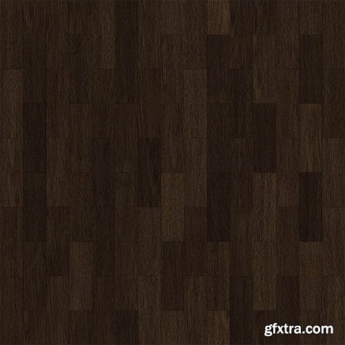 Dark Shiny Old Wood Tiles PBR Texture 02