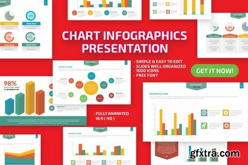 Chart Infographics Powerpoint and Keynote Templates