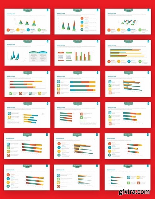 Chart Infographics Powerpoint and Keynote Templates