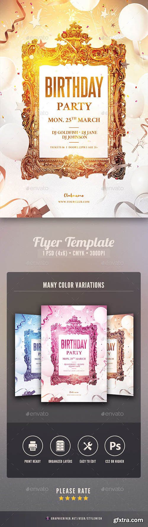 Birthday Party Flyer 23471218