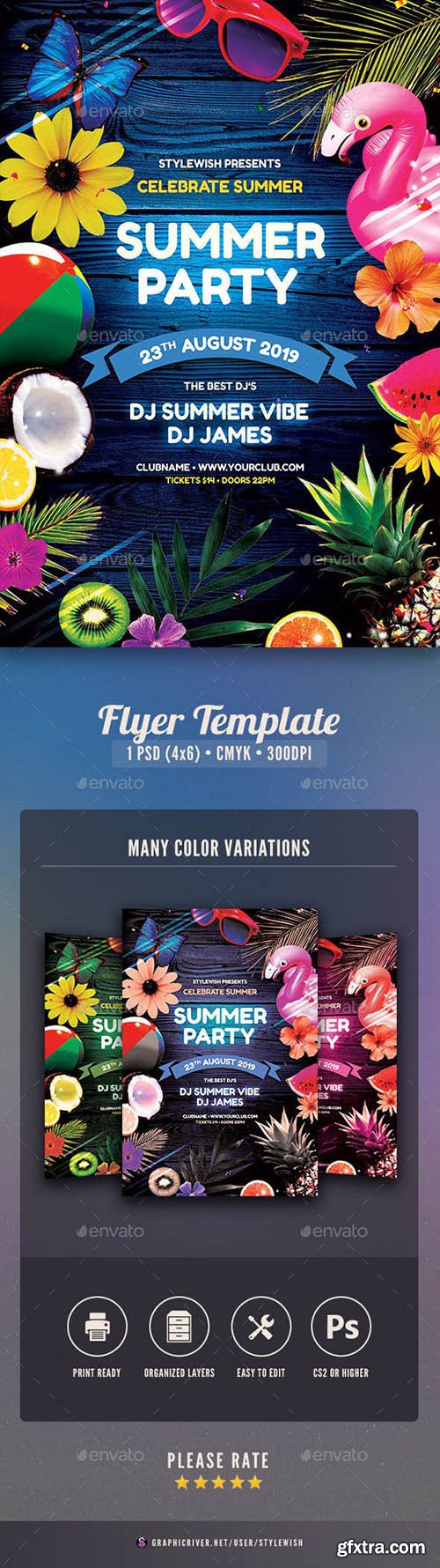 Summer Party Flyer 23460576