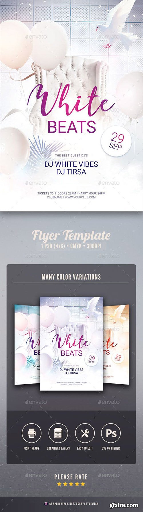 White Beats Flyer 22423095