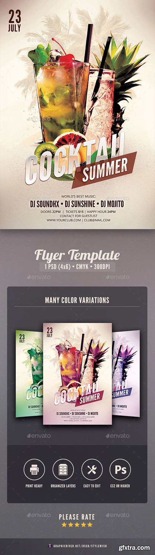 Cocktail Summer Flyer 20096304