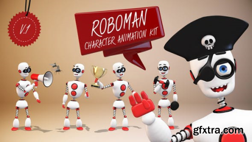 Videohive Roboman - Character Animation Kit 22586843