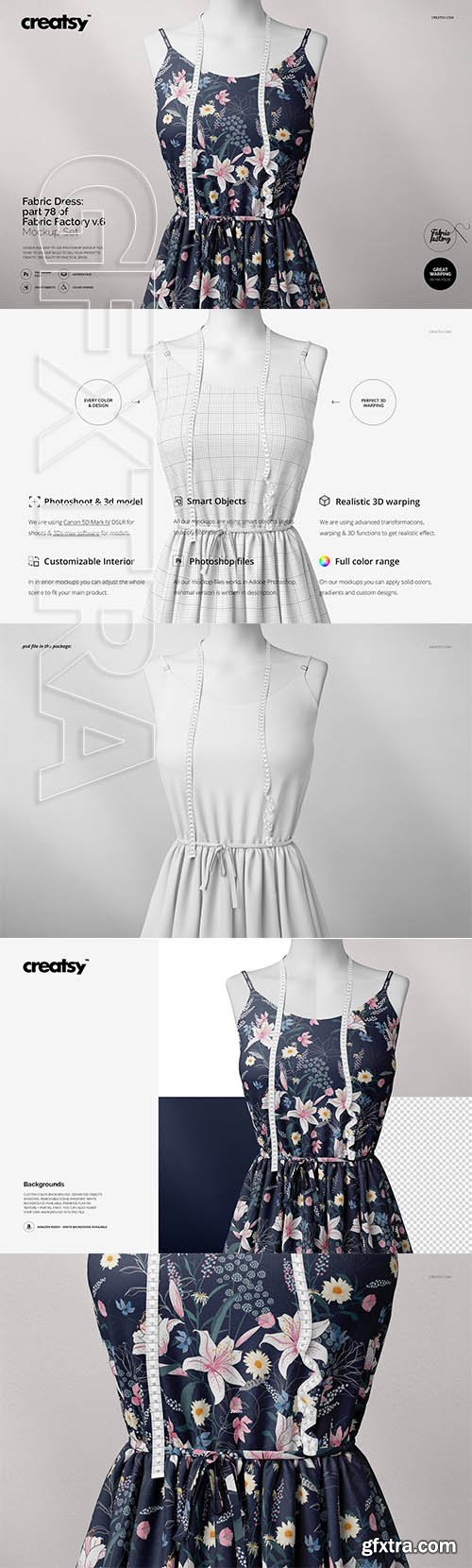 CreativeMarket - Fabric Dress Mockup 78FF v6 3364042