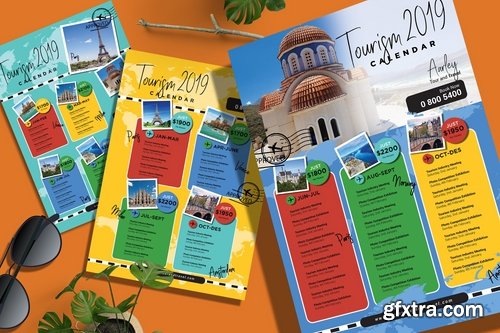 Tourism Events Calendar Flyer GFxtra