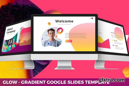 Glow - Gradient Google Slides Template