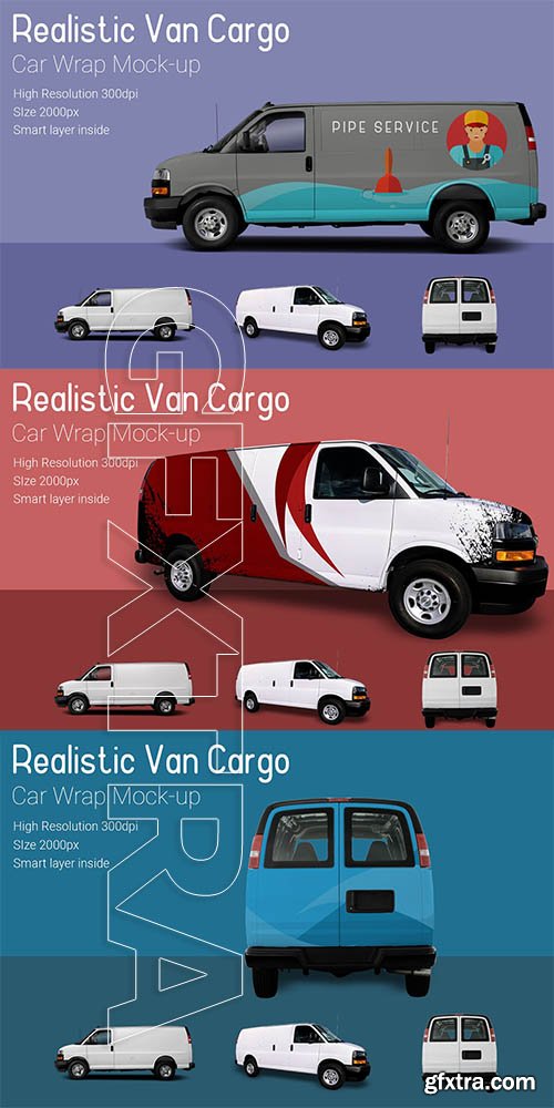 CreativeMarket - Van Mockup 3665766