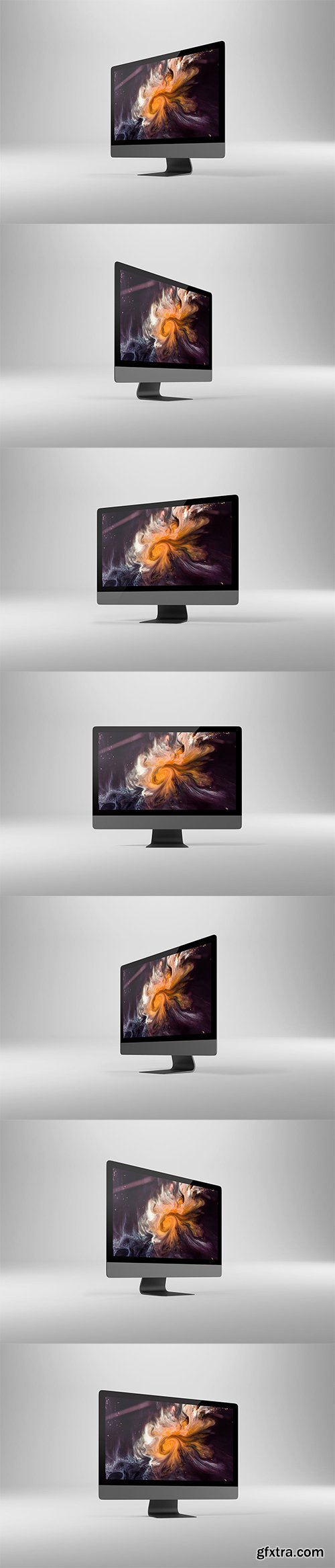 16x9 Space Grey Desktop Screen Mockup 16x9 Space Grey Desktop Screen Mockup