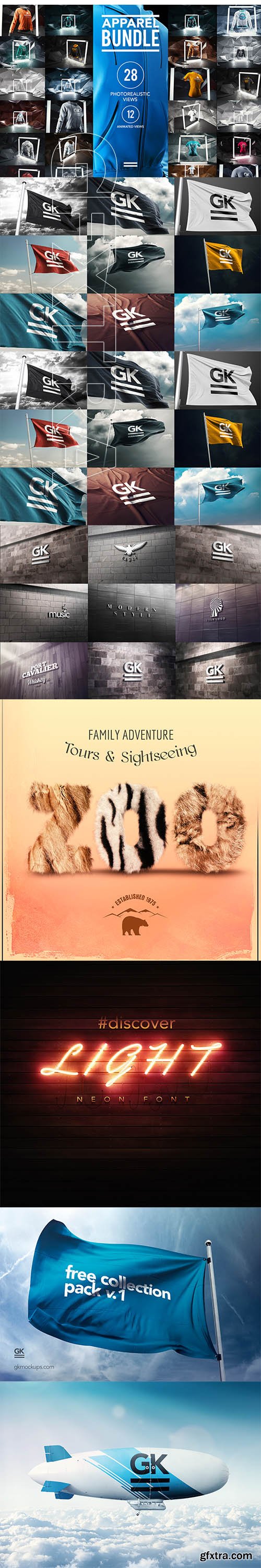 CreativeMarket - Huge Bundle of GK Mock ups 3239471