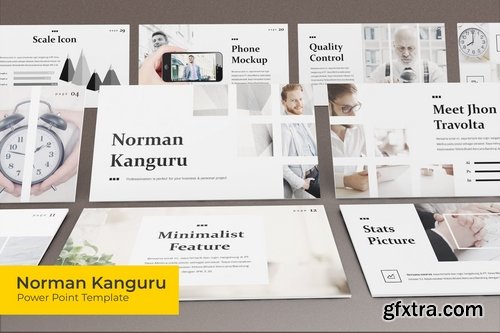 Norman Kanguru - Powerpoint Google Slides and Keynote Templates