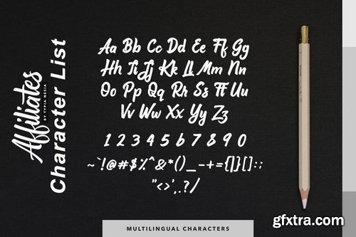 Affiliates Font