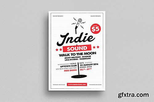 Indie Sound Flyer