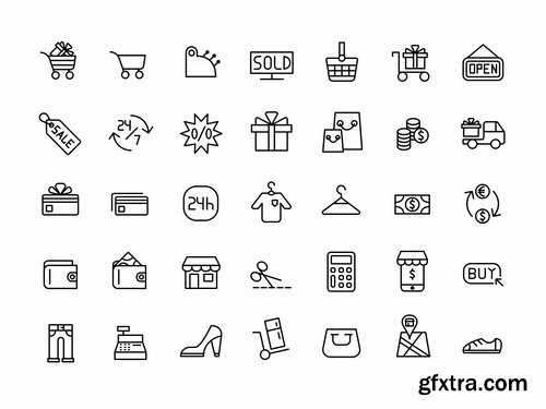 Shopping - Icons Pack