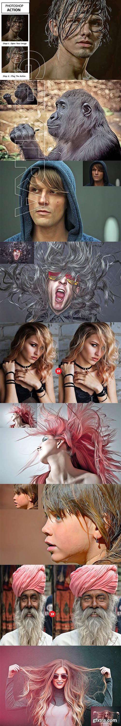 CreativeMarket - Oily - Photoshop Action 3493376