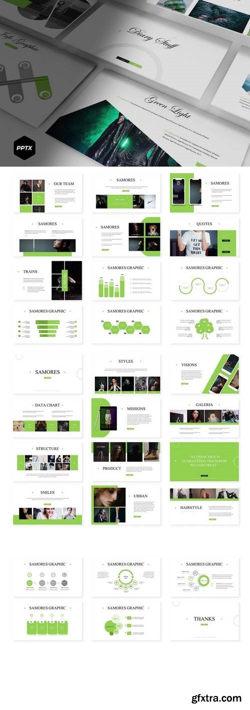 Diary - Powerpoint, Keynote, Google Slides Templates