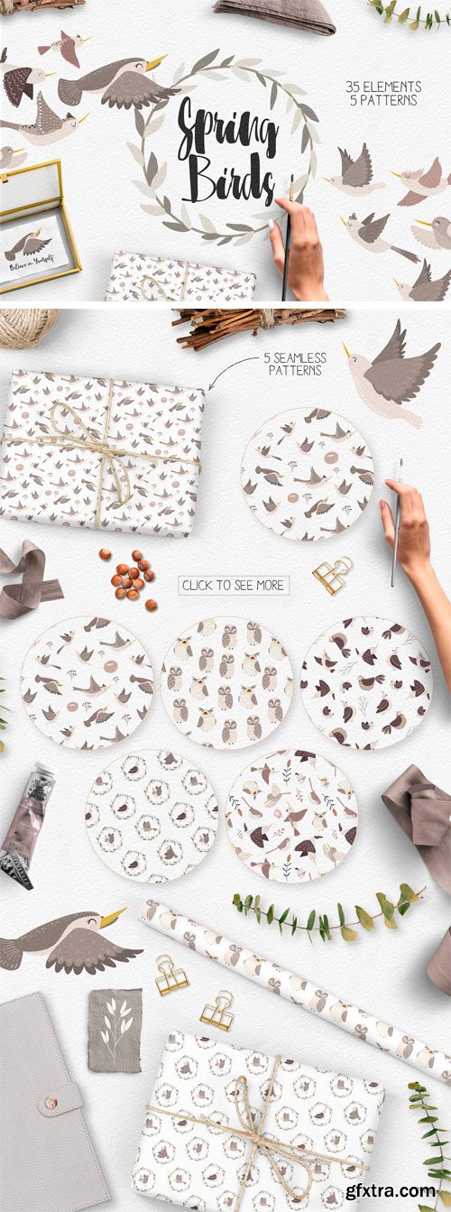 CM - Spring Birds Set 3425320