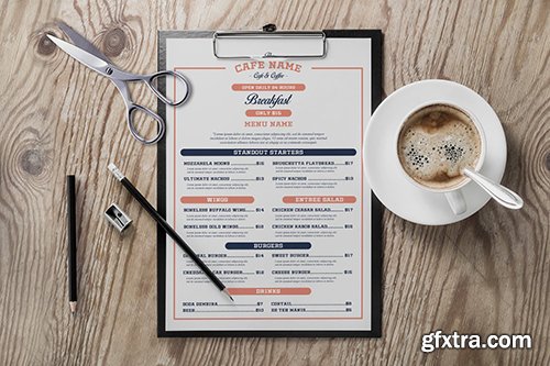 Vintage Cafe & Coffee Menu