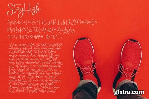 CM - StayHigh Signature Font 3684326