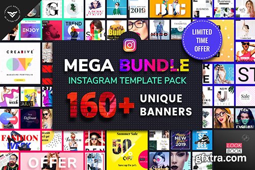 Instagram Mega Bundle Template Pack