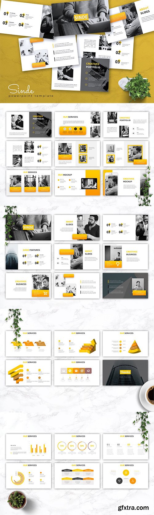SINDE - Business Powerpoint, Keynote and Google Slides Template