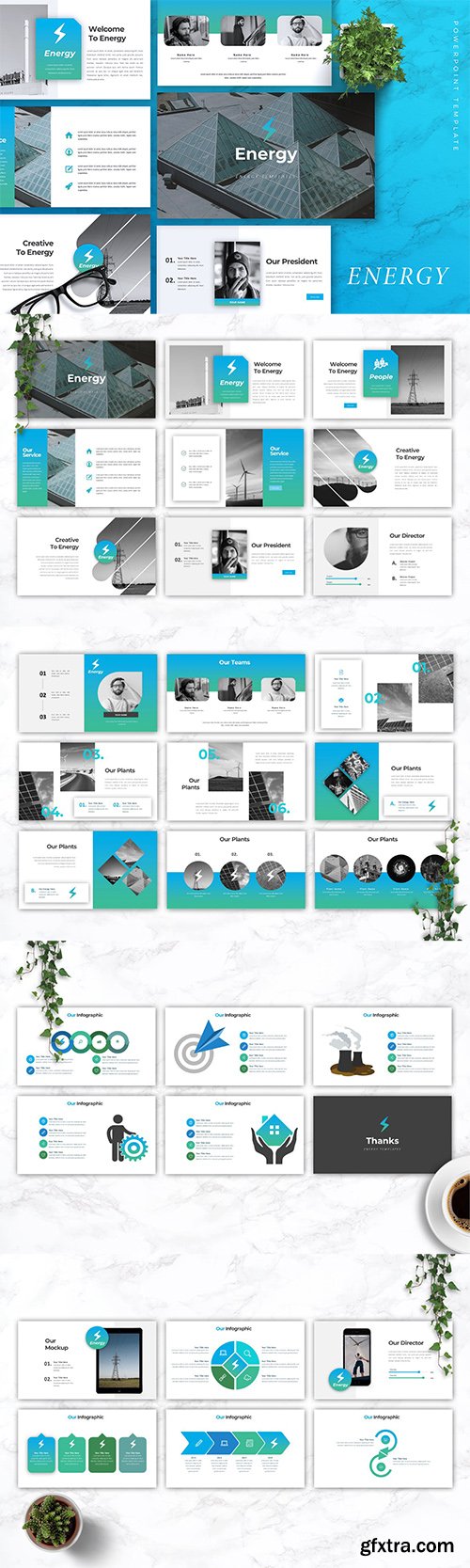 ENERGY - Company Profile Powerpoint, Keynote and Google Slides Template ENERGY - Company Profile Powerpoint, Keynote and Google Slides Template