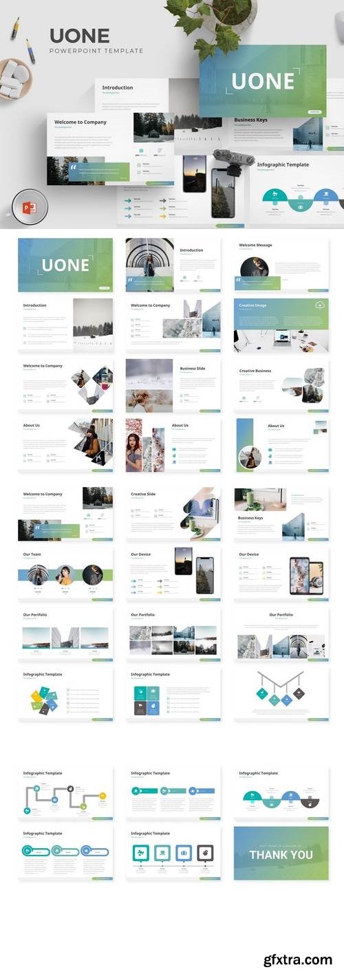 Uone - Powerpoint, Keynote, Google Slides Templates
