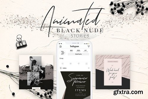 Creativemarket BUNDLE ANIMATED Instagram Templates 3205811