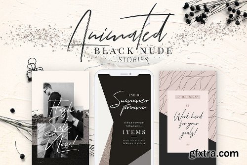 Creativemarket BUNDLE ANIMATED Instagram Templates 3205811