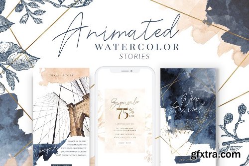 Creativemarket BUNDLE ANIMATED Instagram Templates 3205811