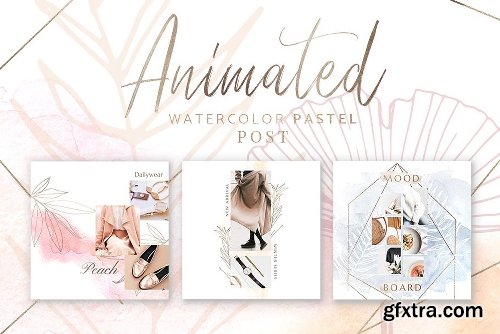 Creativemarket BUNDLE ANIMATED Instagram Templates 3205811