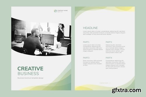 Business poster design template
