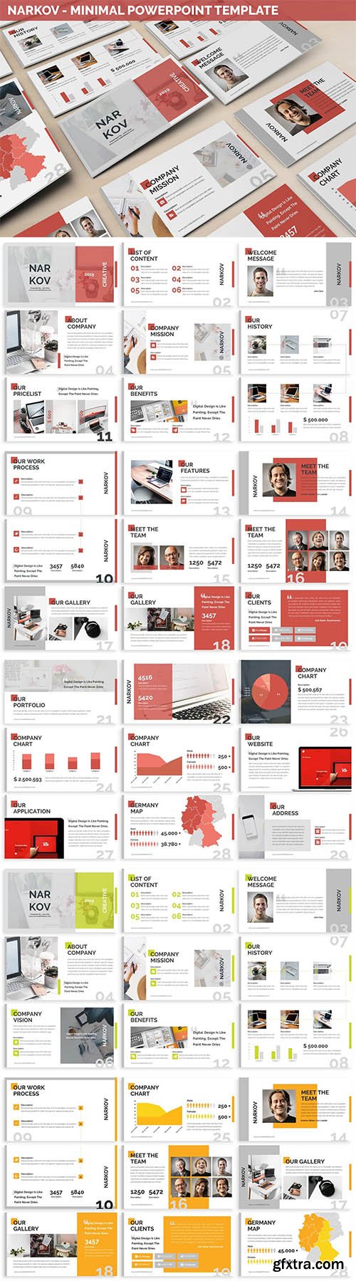 Narkov - Minimal Powerpoint Template Narkov - Minimal Powerpoint Template