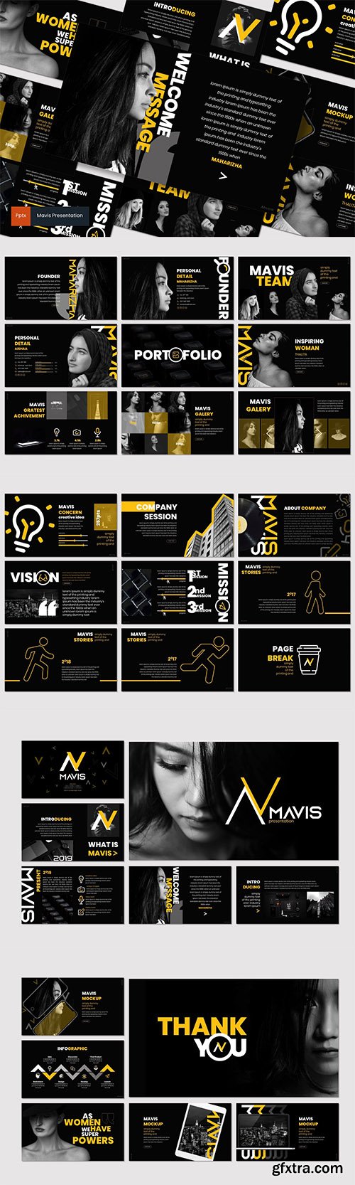 Mavis - Powerpoint, Keynote and Google Slides Template Mavis - Powerpoint, Keynote and Google Slides Template