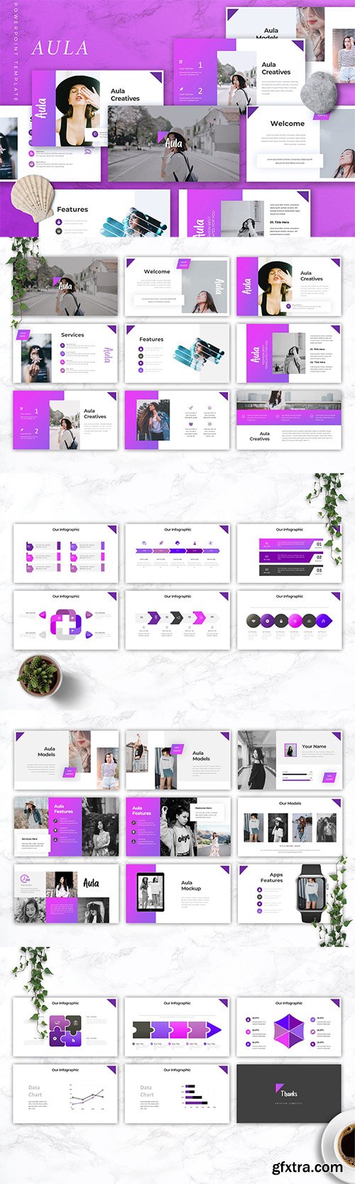 AULA - Fashion Powerpoint, Keynote, Google Slides Templates AULA - Fashion Powerpoint, Keynote, Google Slides Templates