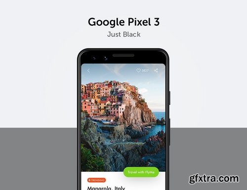 Google Pixel 3 - Android Mockup 1.0