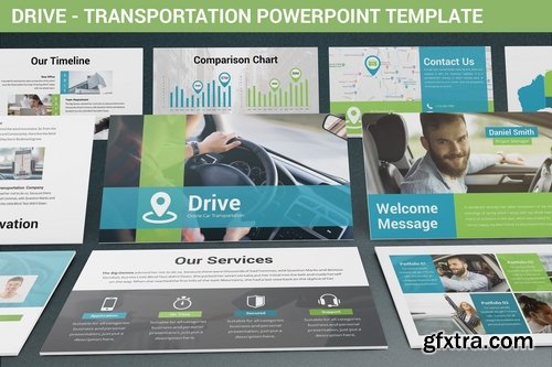 Drive - Transportation Powerpoint Template